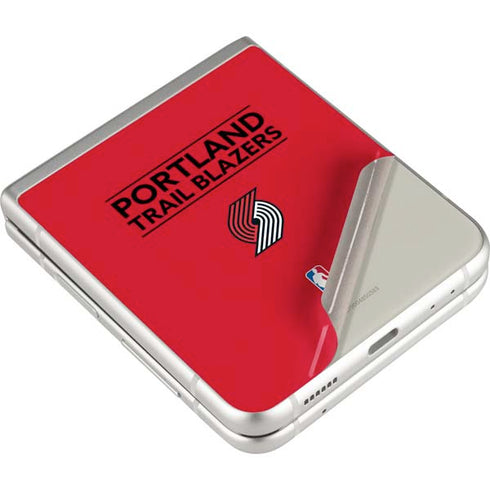 NBA Portland Trail Blazers Standard - Red Galaxy Z Flip3 5G Skin