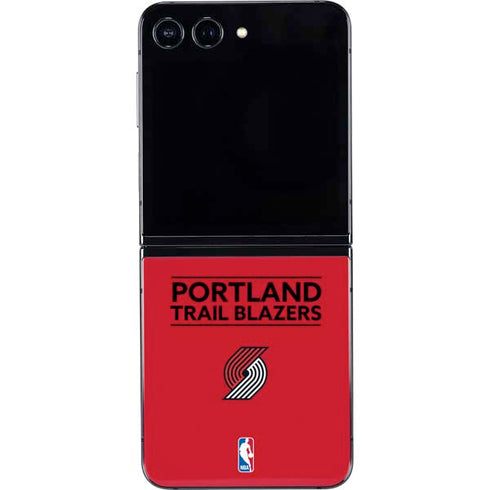 NBA Portland Trail Blazers Standard - Red Galaxy Z Flip5 5G Skin