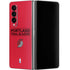 NBA Portland Trail Blazers Standard - Red Galaxy Z Fold4 5G Skin