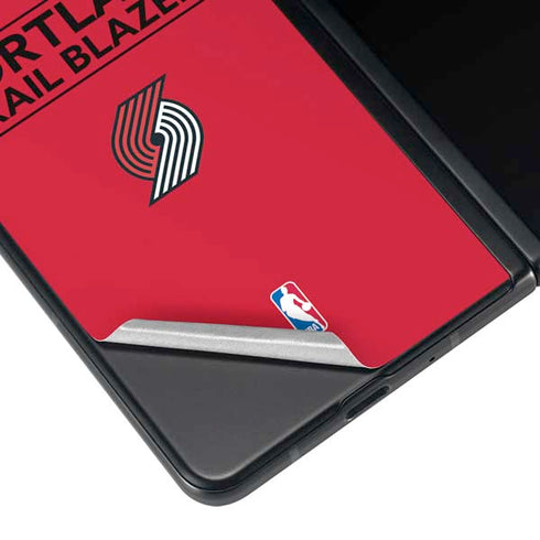NBA Portland Trail Blazers Standard - Red Galaxy Z Fold4 5G Skin