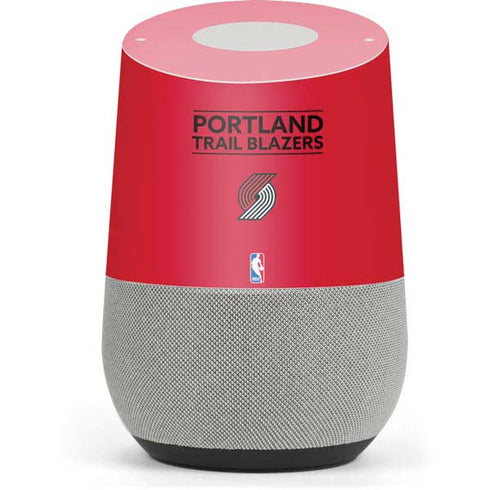 NBA Portland Trail Blazers Standard - Red Google Home Skin