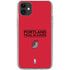 NBA Portland Trail Blazers Standard - Red iPhone 11 Clear Case