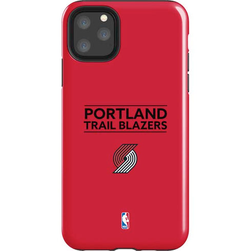 NBA Portland Trail Blazers Standard - Red iPhone 11 Pro Max Impact Case
