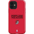 NBA Portland Trail Blazers Standard - Red iPhone 12 Impact Case
