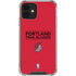 NBA Portland Trail Blazers Standard - Red iPhone 12 Mini Clear Case
