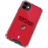 NBA Portland Trail Blazers Standard - Red iPhone 12 Mini Clear Case