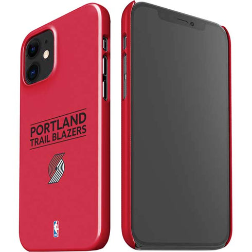 NBA Portland Trail Blazers Standard - Red iPhone 12 Mini Lite Case