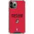 NBA Portland Trail Blazers Standard - Red iPhone 12 Pro Clear Case