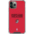 NBA Portland Trail Blazers Standard - Red iPhone 12 Pro Max Clear Case