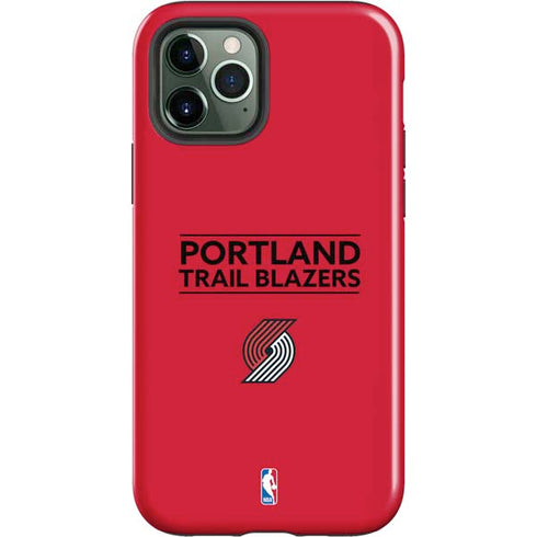 NBA Portland Trail Blazers Standard - Red iPhone 12 Pro Max Impact Case
