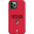 NBA Portland Trail Blazers Standard - Red iPhone 12 Pro Max Impact Case