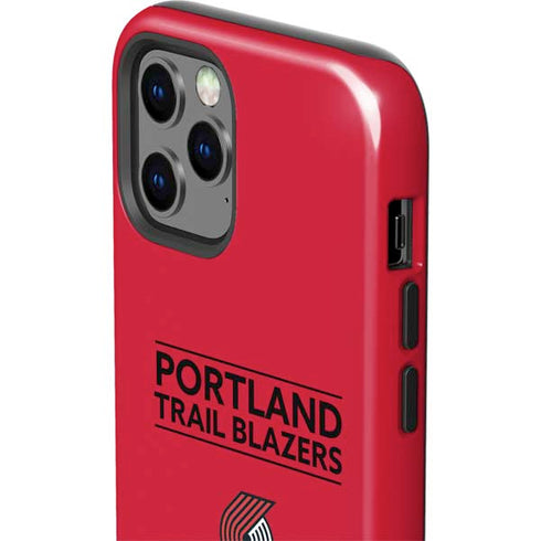 NBA Portland Trail Blazers Standard - Red iPhone 12 Pro Max Impact Case