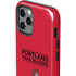 NBA Portland Trail Blazers Standard - Red iPhone 12 Pro Max Impact Case