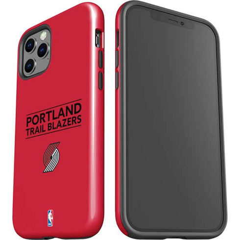 NBA Portland Trail Blazers Standard - Red iPhone 12 Pro Max Impact Case