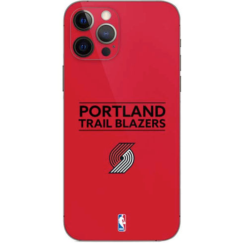 NBA Portland Trail Blazers Standard - Red iPhone 12 Pro Skin