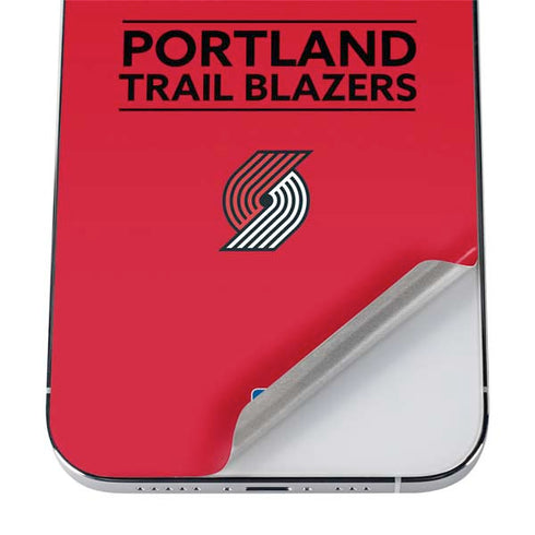 NBA Portland Trail Blazers Standard - Red iPhone 12 Pro Skin
