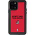 NBA Portland Trail Blazers Standard - Red iPhone 12 Pro Waterproof Case