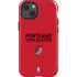 NBA Portland Trail Blazers Standard - Red iPhone 13 Impact Case