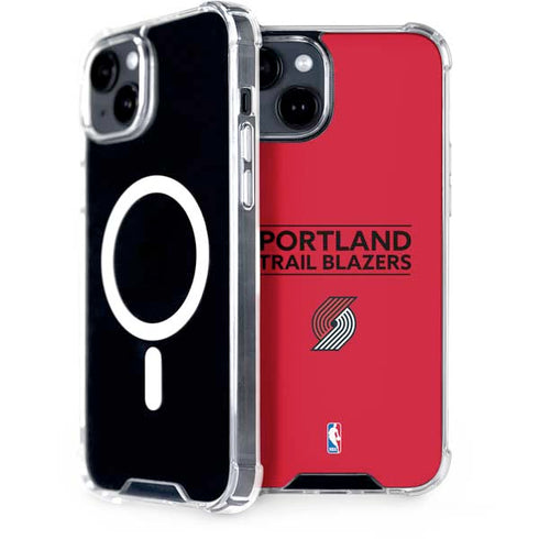 NBA Portland Trail Blazers Standard - Red iPhone 13 MagSafe Case
