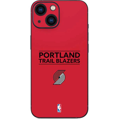 NBA Portland Trail Blazers Standard - Red iPhone 13 Mini Skin