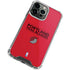 NBA Portland Trail Blazers Standard - Red iPhone 13 Pro Clear Case