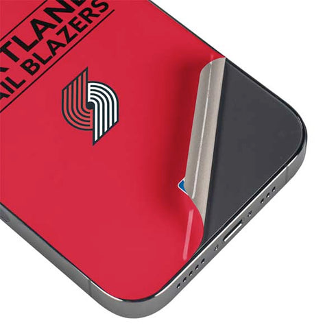 NBA Portland Trail Blazers Standard - Red iPhone 13 Pro Max Skin
