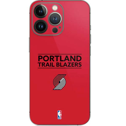 NBA Portland Trail Blazers Standard - Red iPhone 13 Pro Skin