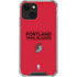 NBA Portland Trail Blazers Standard - Red iPhone 15 Plus Clear Case