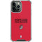 NBA Portland Trail Blazers Standard - Red iPhone 14 Pro Max Clear Case