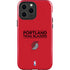 NBA Portland Trail Blazers Standard - Red iPhone 15 Pro Max Impact Case