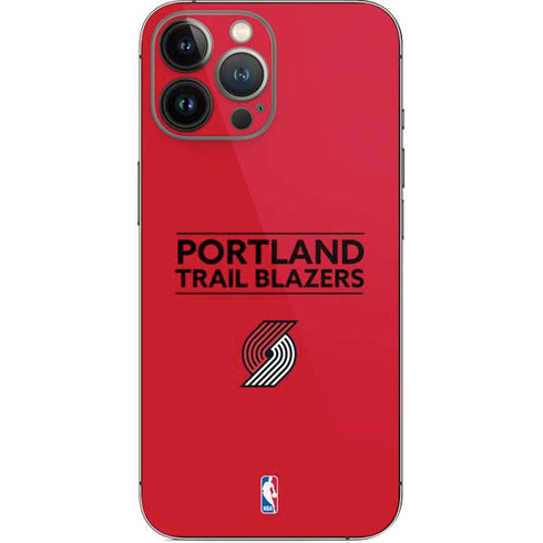 NBA Portland Trail Blazers Standard - Red iPhone 14 Pro Max Skin