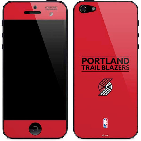 NBA Portland Trail Blazers Standard - Red iPhone 5/5s/5SE Skin