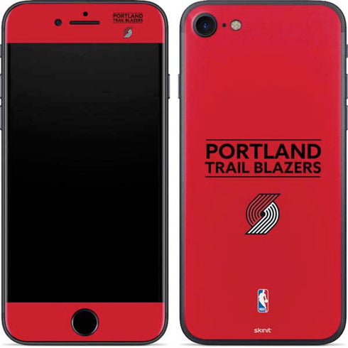 NBA Portland Trail Blazers Standard - Red iPhone 7 Skin