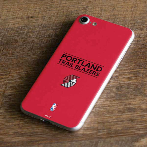 NBA Portland Trail Blazers Standard - Red iPhone 7 Skin
