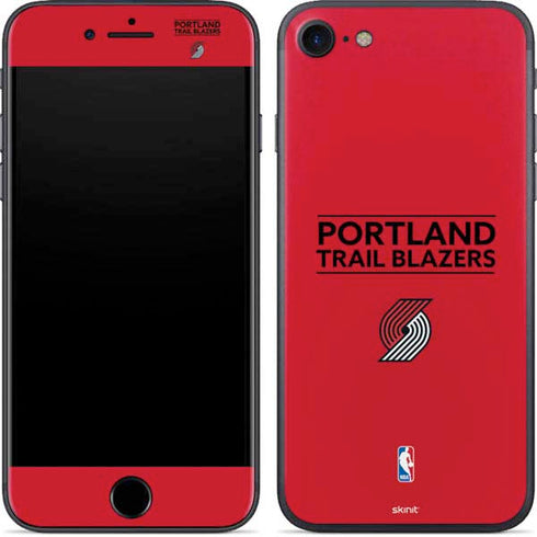 NBA Portland Trail Blazers Standard - Red iPhone 8 Skin