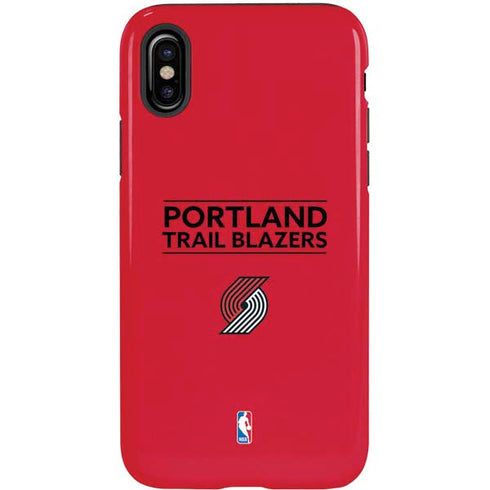 NBA Portland Trail Blazers Standard - Red iPhone X Pro Case