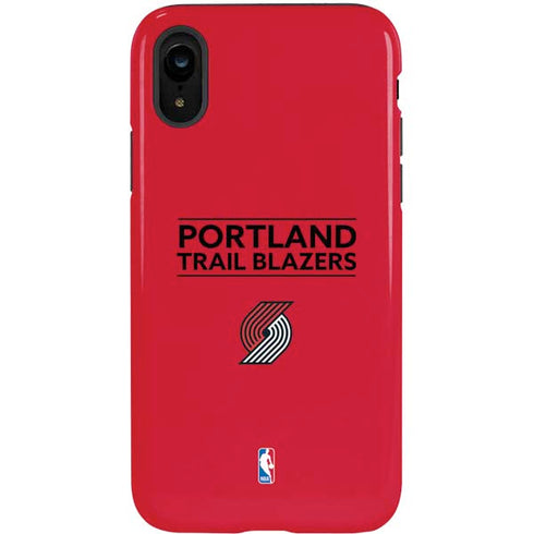 NBA Portland Trail Blazers Standard - Red iPhone XR Pro Case
