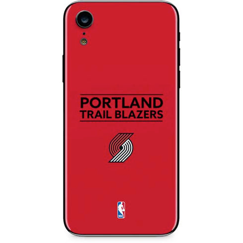 NBA Portland Trail Blazers Standard - Red iPhone XR Skin