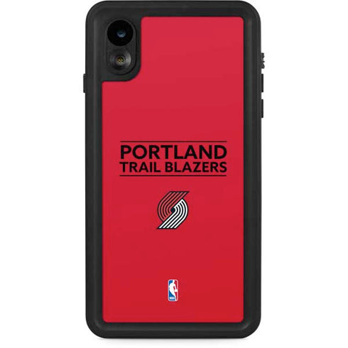NBA Portland Trail Blazers Standard - Red iPhone XR Waterproof Case