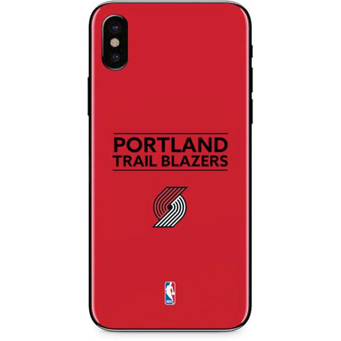 NBA Portland Trail Blazers Standard - Red iPhone XS Max Skin