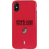 NBA Portland Trail Blazers Standard - Red iPhone XS Pro Case