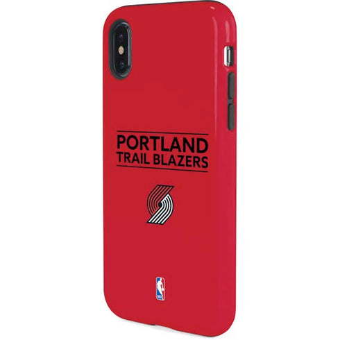 NBA Portland Trail Blazers Standard - Red iPhone XS Pro Case