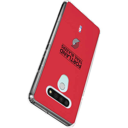 NBA Portland Trail Blazers Standard - Red LG Stylo 6 Clear Case