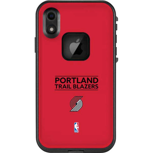 NBA Portland Trail Blazers Standard - Red LifeProof Fre iPhone Skin