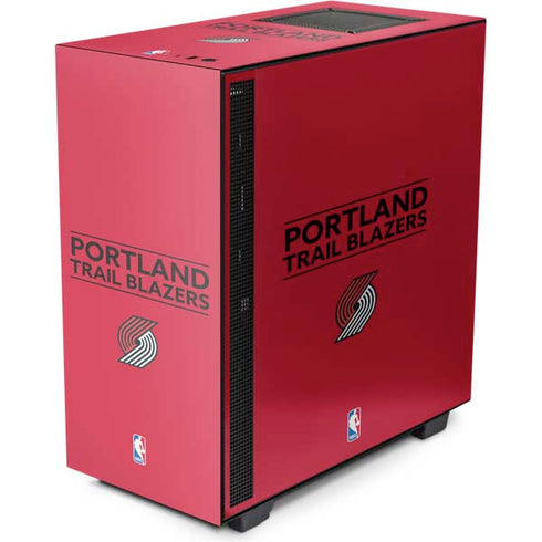 NBA Portland Trail Blazers Standard - Red NZXT H510 Compact ATX Mid-Tower Case Skin