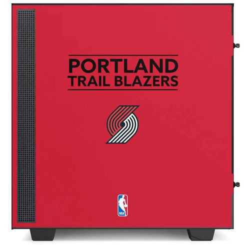 NBA Portland Trail Blazers Standard - Red NZXT H510 Compact ATX Mid-Tower Case Skin
