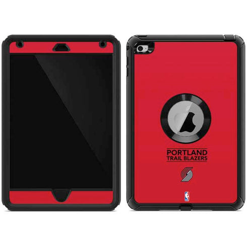 NBA Portland Trail Blazers Standard - Red Otterbox Defender iPad Skin