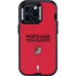 NBA Portland Trail Blazers Standard - Red Otterbox Defender iPhone Skin