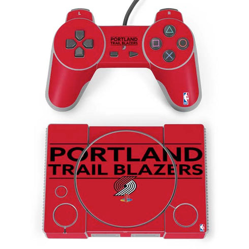 NBA Portland Trail Blazers Standard - Red PlayStation Classic Bundle Skin
