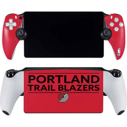 NBA Portland Trail Blazers Standard - Red PlayStation Portal Remote Player Skin